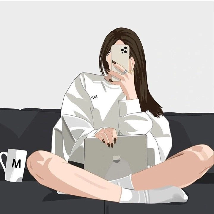 avatar nữ che mặt toát dáng gợi cảm