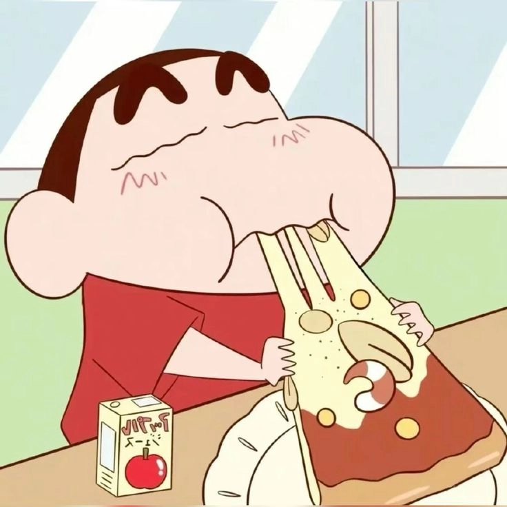Ảnh avatar cu Shin đáng yêu, mang phong cách ngộ nghĩnh