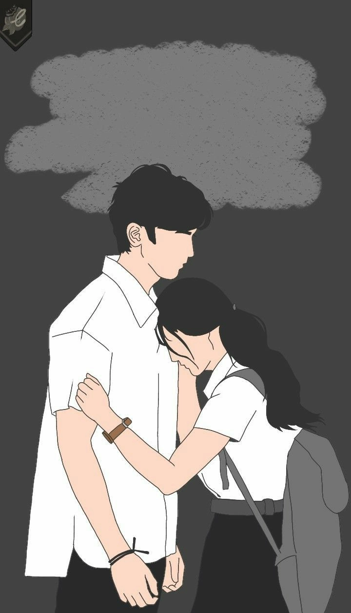 Tải ngay hình cặp đôi yêu nhau anime cute siêu yêu