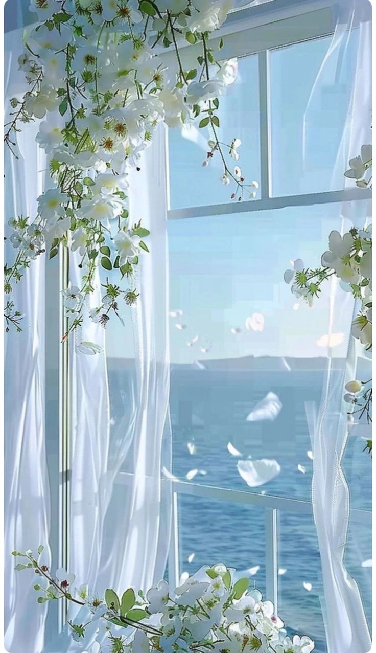 ảnh nền xanh dương pastel dịu nhẹ như ánh hoàng hôn