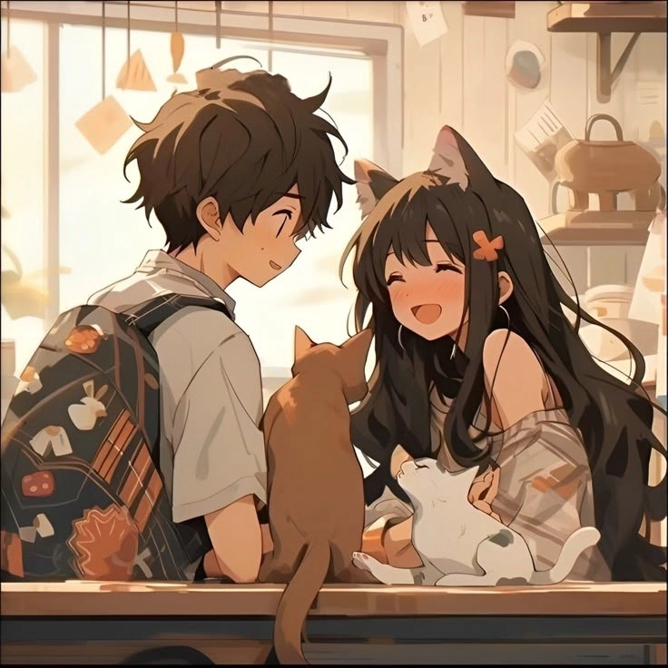 Nhanh tay tải ảnh cặp đôi yêu nhau anime cute