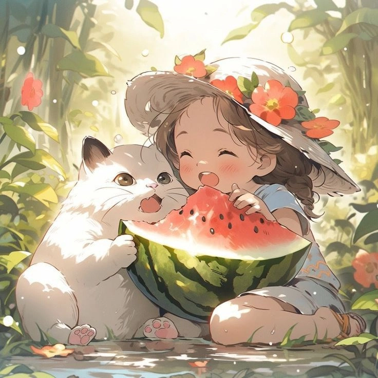 Tươi mát ngày hè với hình ảnh dưa hấu