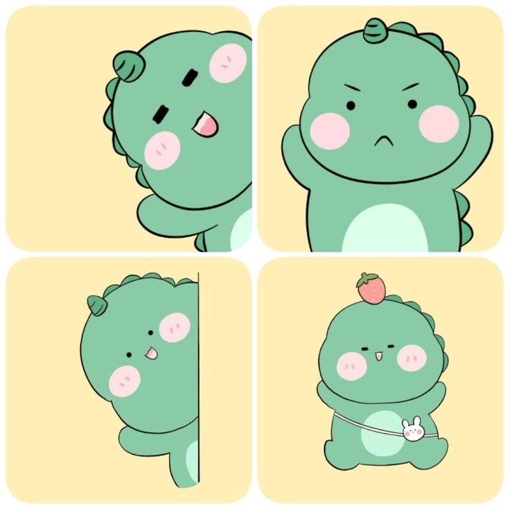 Biến hóa avatar khủng long với khủng long ảnh cute hot trend