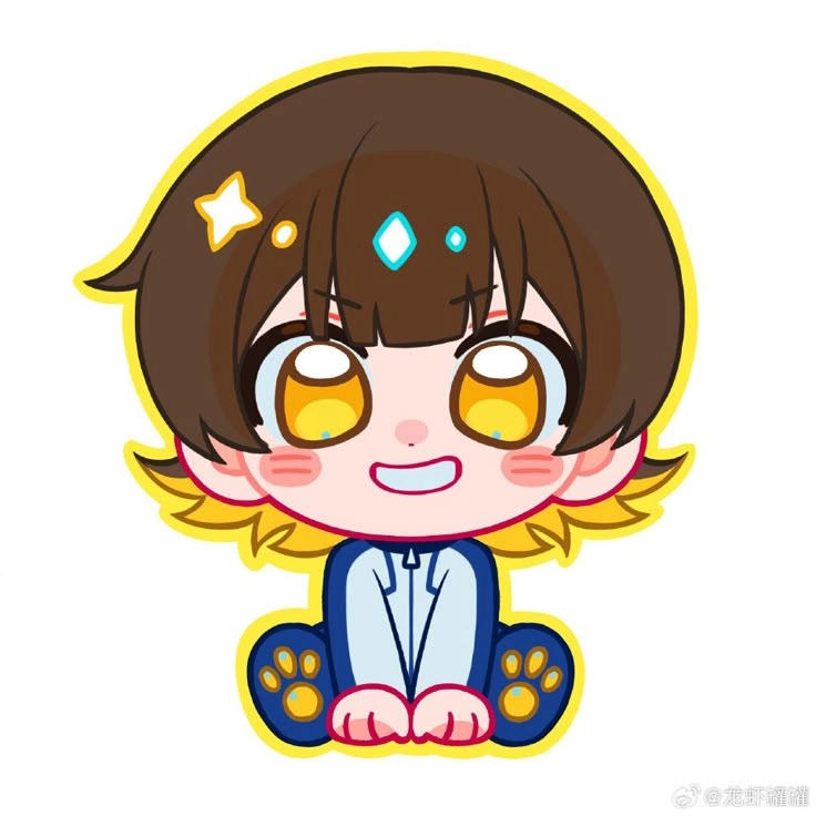 Bachira chibi thể hiện sự dễ thương trong từng nét vẽ