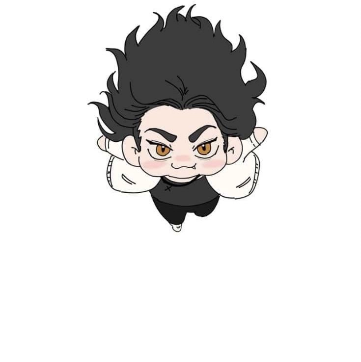 Baji chibi với biểu cảm cực kỳ đáng yêu