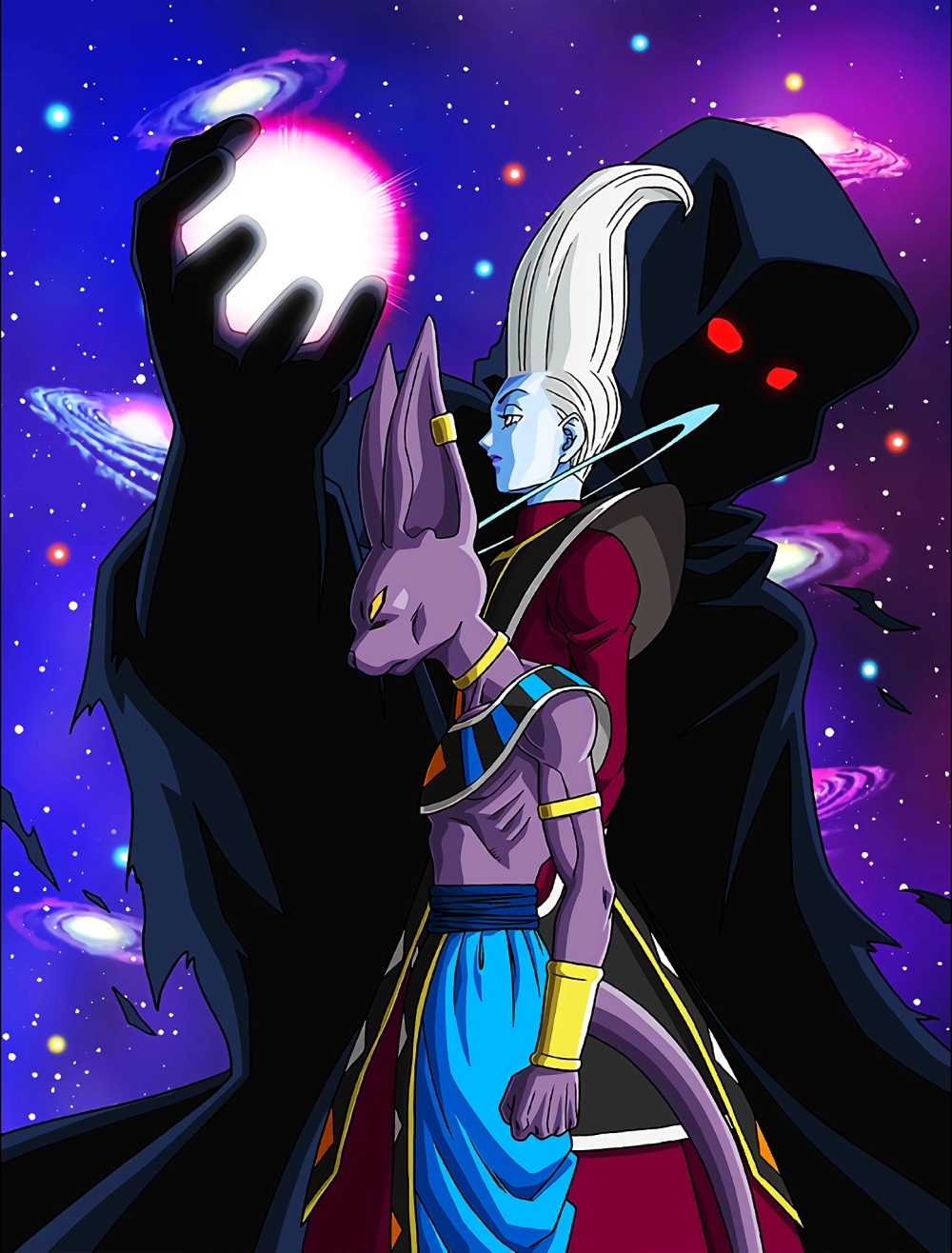 Beerus x Whis mối quan hệ giữa thần hủy diệt và thiên sứ Whis