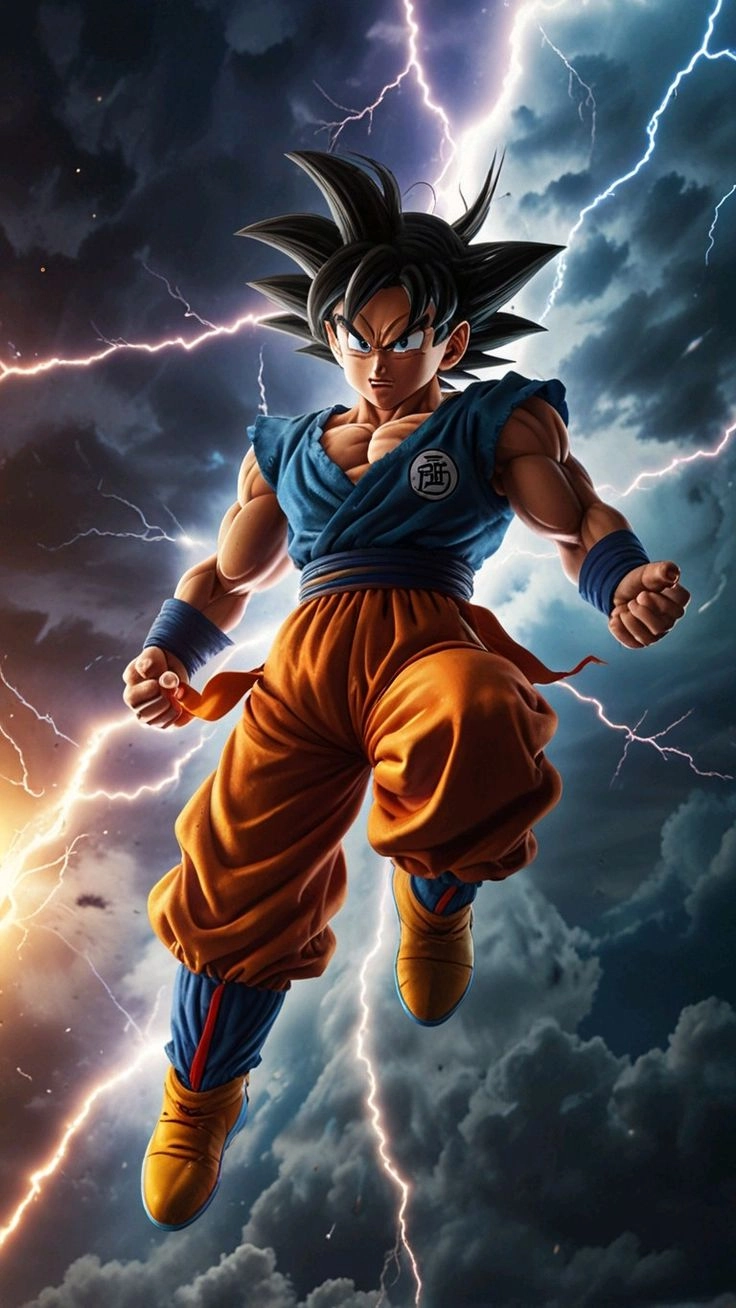 Cực bắt mắt với ảnh goku 3d chuyển động