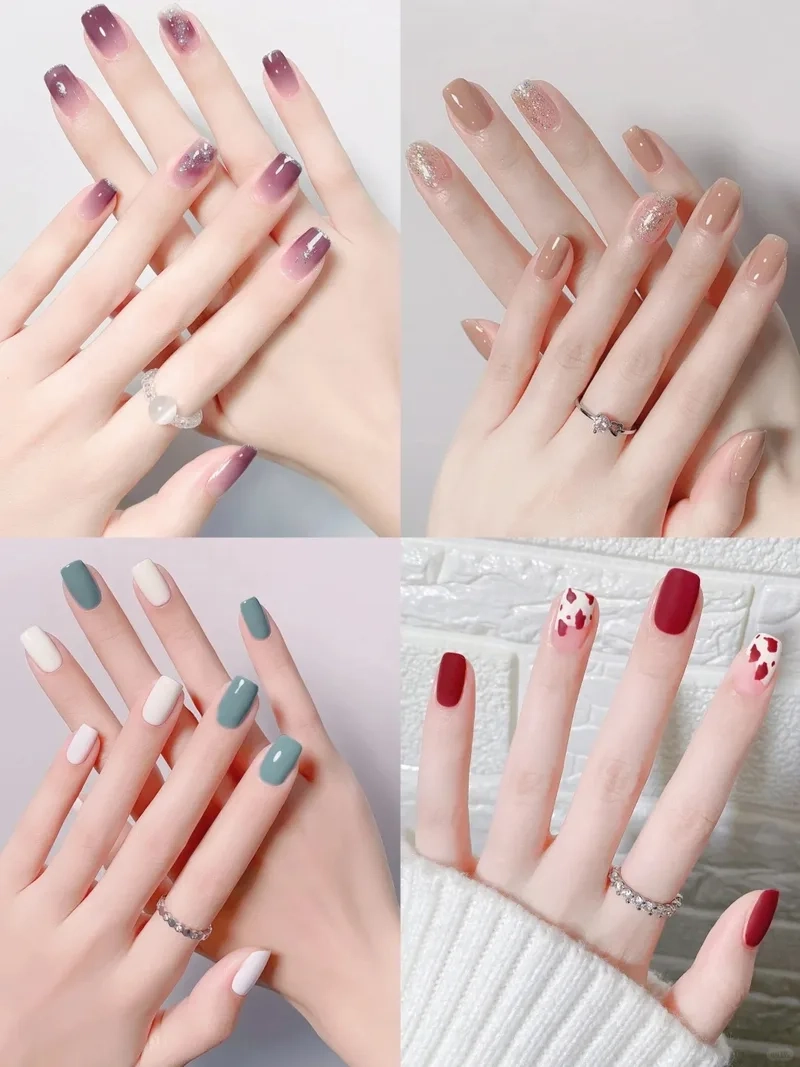 Bộ nail đơn giản mà đẹp giúp đôi tay thêm cuốn hút