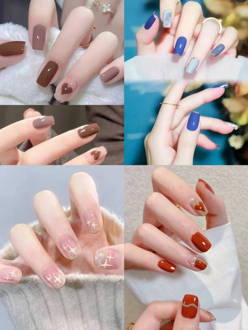 Các mẫu móng tay đơn giản nàng yêu thích sự tinh tế