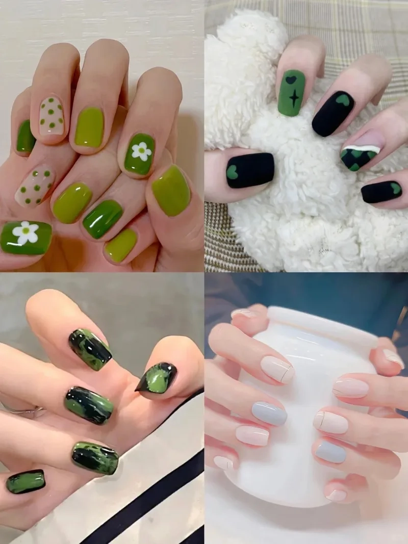 Họa tiết móng tay đơn giản nàng có thể tự vẽ