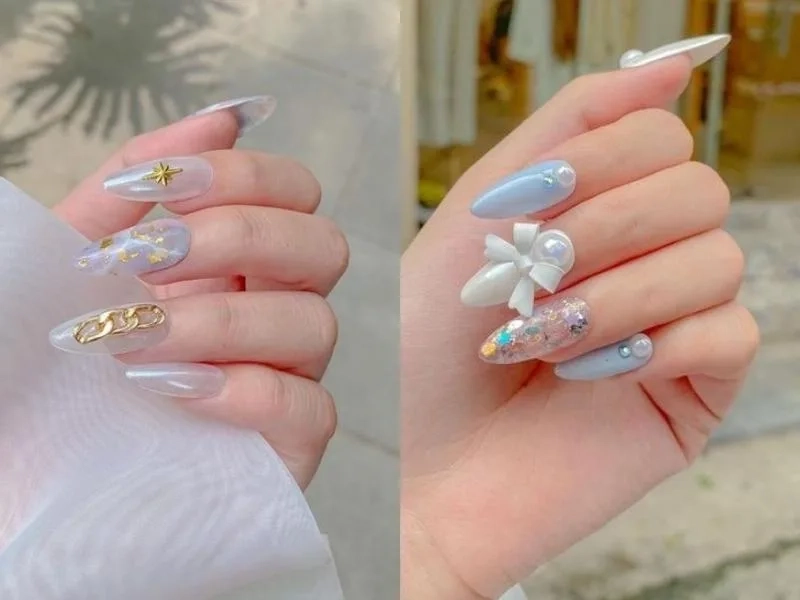 Nail nhọn đơn giản nàng không thể bỏ lỡ