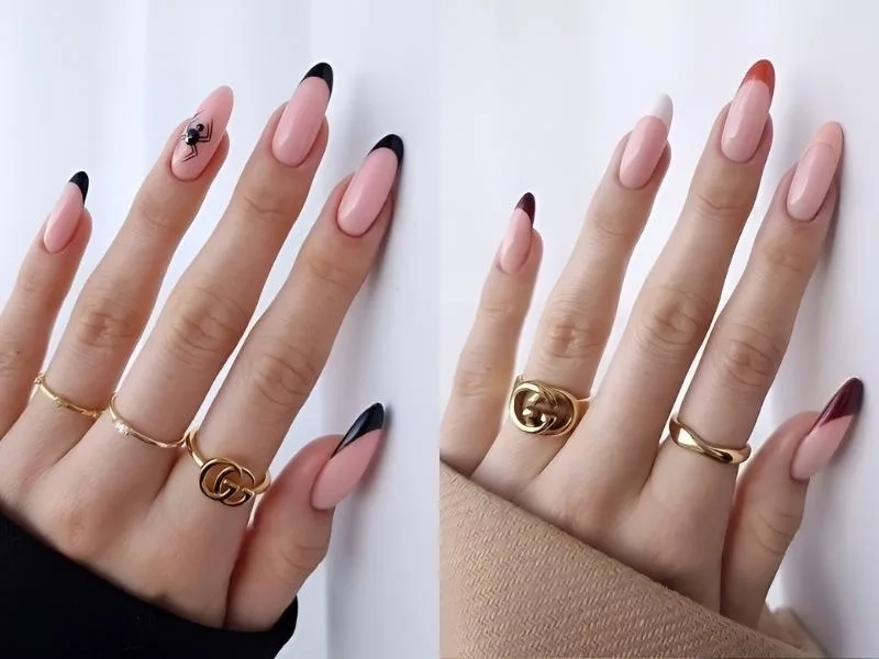 Mẫu móng nhọn đẹp đơn giản nàng không thể bỏ qua