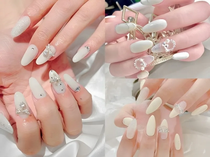 Bộ nail đẹp nhẹ nhàng nàng yêu thích sự thanh lịch