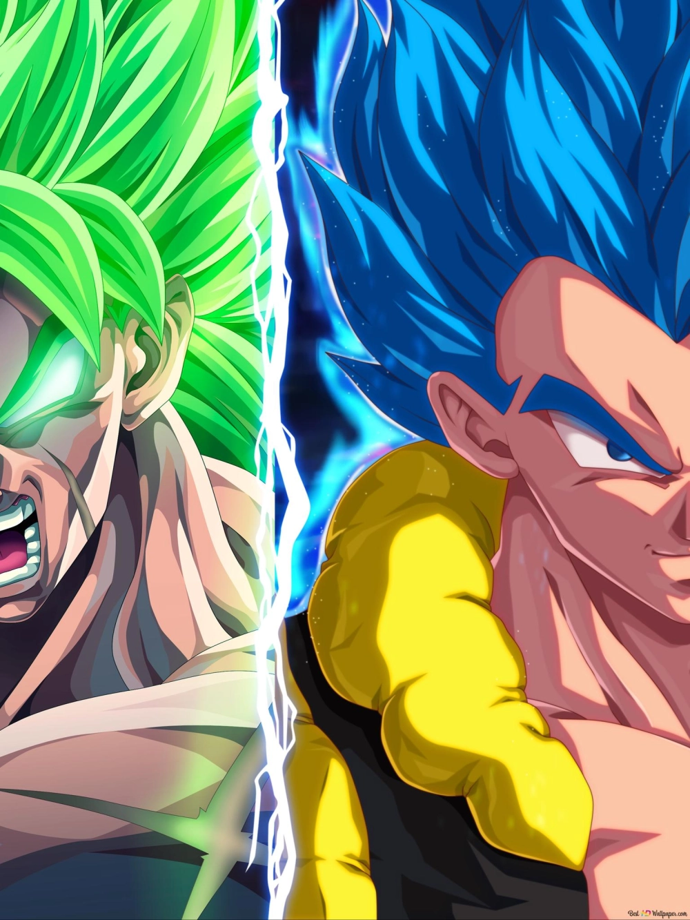Gogeta vs Broly Wallpaper 4k những hình ảnh ấn tượng của trận chiến huyền thoại