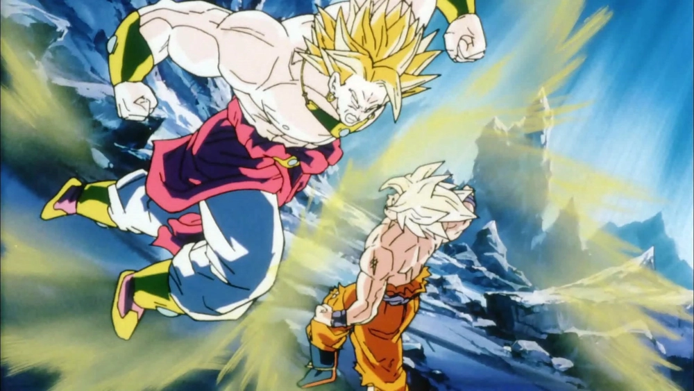 Goku Broly Movie tái hiện trận chiến khốc liệt giữa hai chiến binh Saiyan