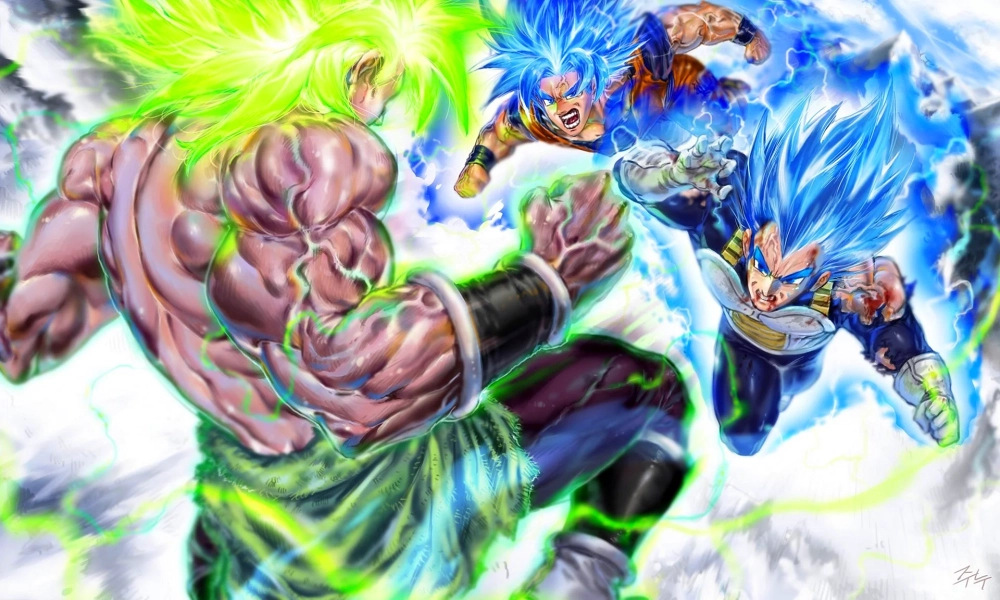 Goku vs Broly Movie trận chiến mãn nhãn khiến fan phấn khích