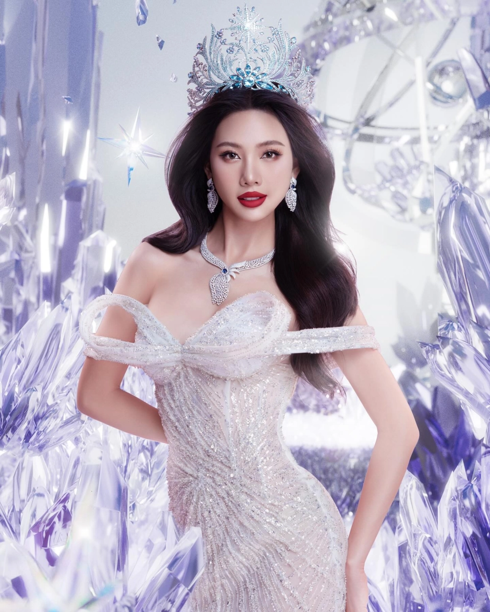 Bùi Quỳnh Hoa tiếp tục thể hiện bản lĩnh tại Miss Universe 2022