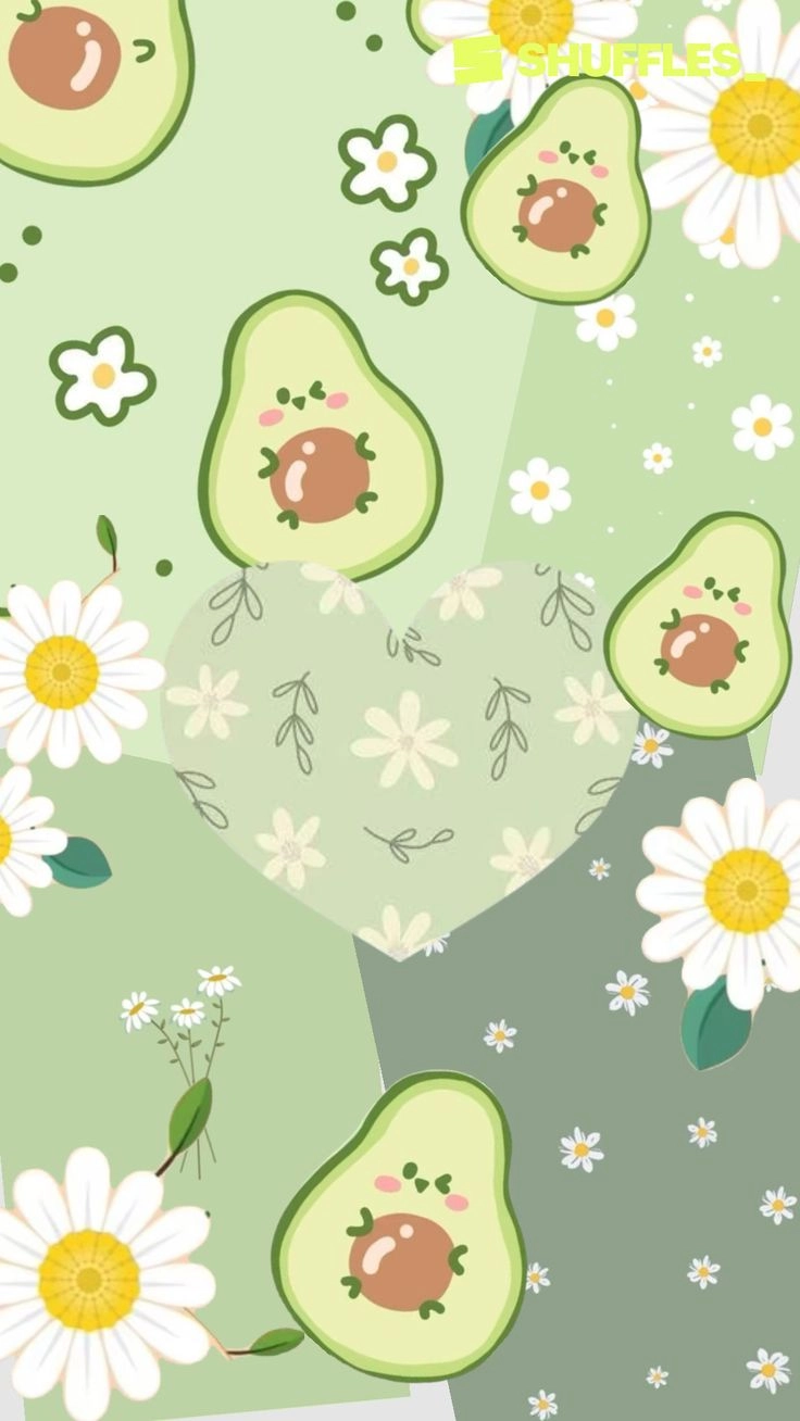 Gợi ý hình quả bơ cute dễ vẽ cực đơn giản
