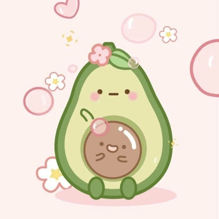 Mê mẩn với hình quả bơ đáng yêu