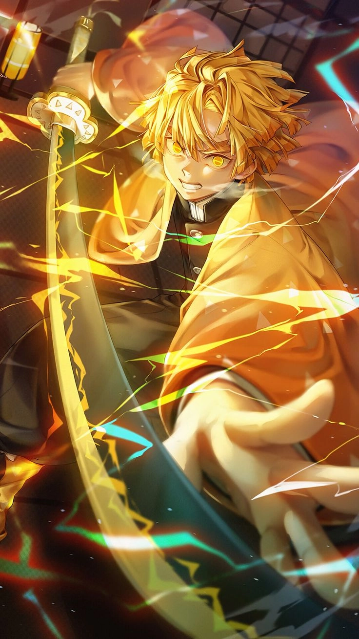 Thổi hồn cho avatar zenitsu bằng hình nền động zenitsu
