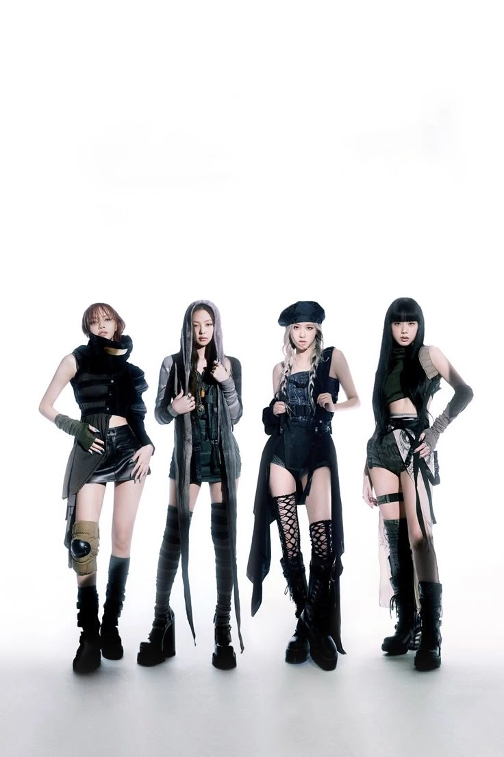 hình ảnh nhóm nhạc black pink đại diện phong cách Kpop