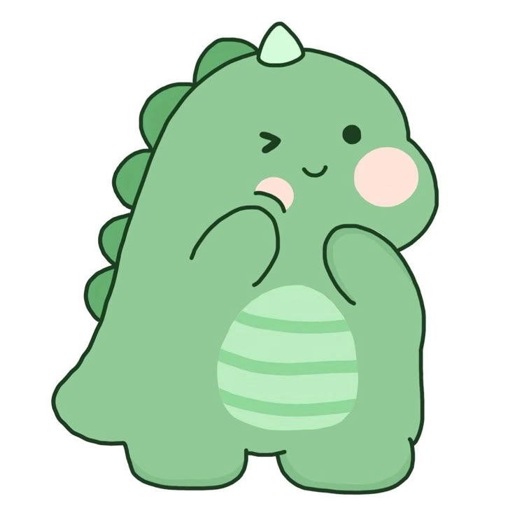 Chọn ngay khủng long anime cute làm avatar khủng long dễ thương