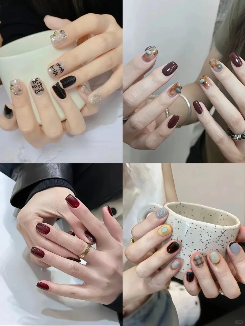 Đơn giản vẫn sang cùng các màu sơn gel đẹp đơn giản