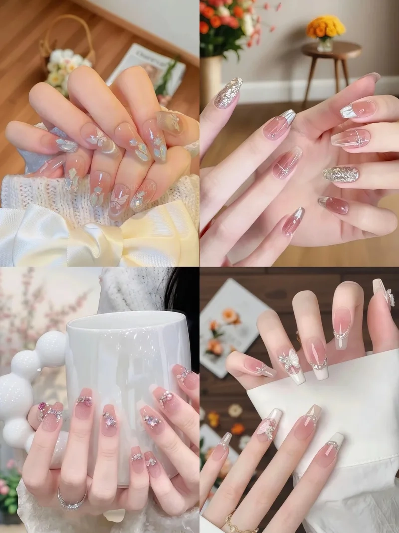 Sang trọng hiện đại với các mẫu nail sơn thạch mới nhất