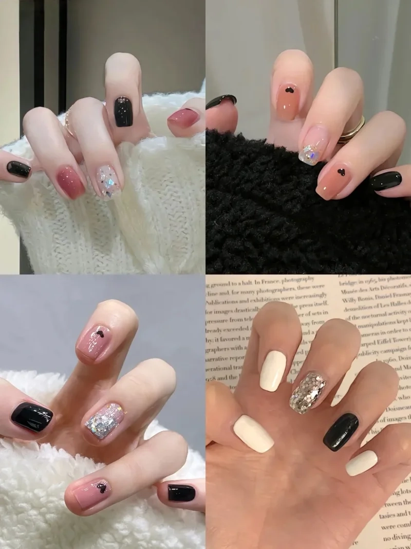 Nhẹ nhàng tinh tế cùng các mẫu sơn móng tay đơn giản