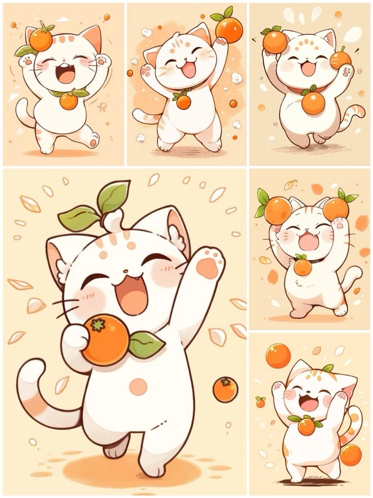 Avatar chibi mèo tinh nghịch và đáng yêu cho những ai yêu động vật