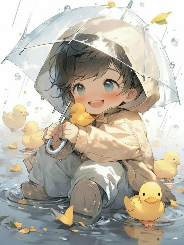Avatar chibi cute nam phong cách nam tính nhưng vẫn đầy dễ thương