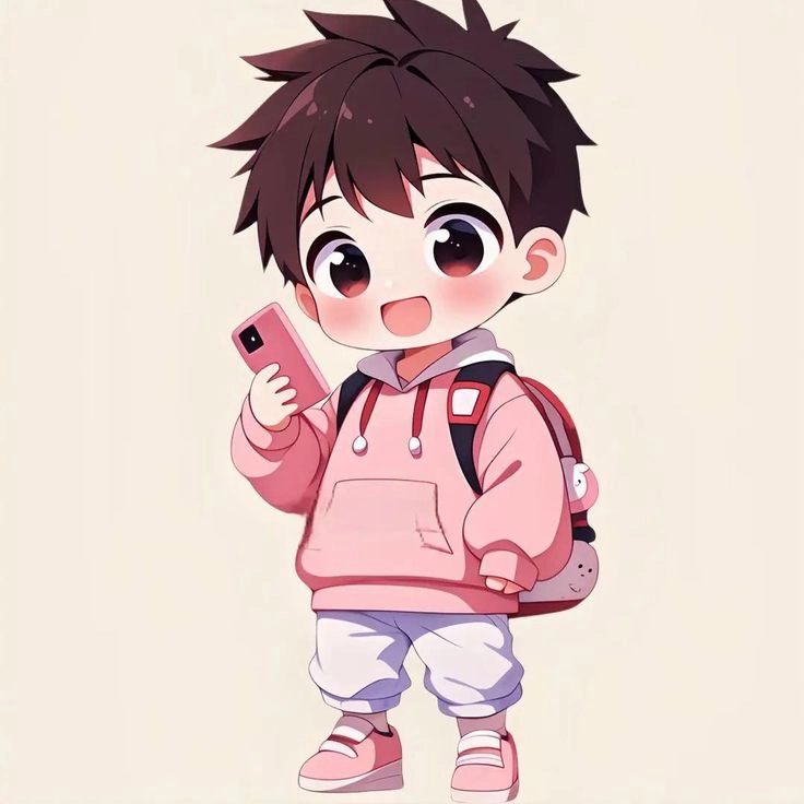 Avatar chibi anime mang phong cách hoạt hình cực kỳ đáng yêu