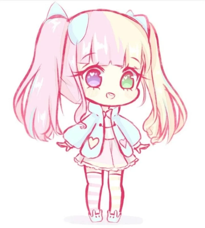 Ai mê cá tính phải xem ngay hình chibi nữ ngầu cực bắt mắt