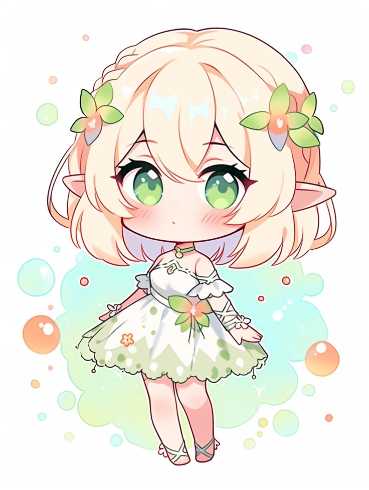 Avatar anime nữ chibi xinh xắn, phù hợp với mọi phong cách cá nhân