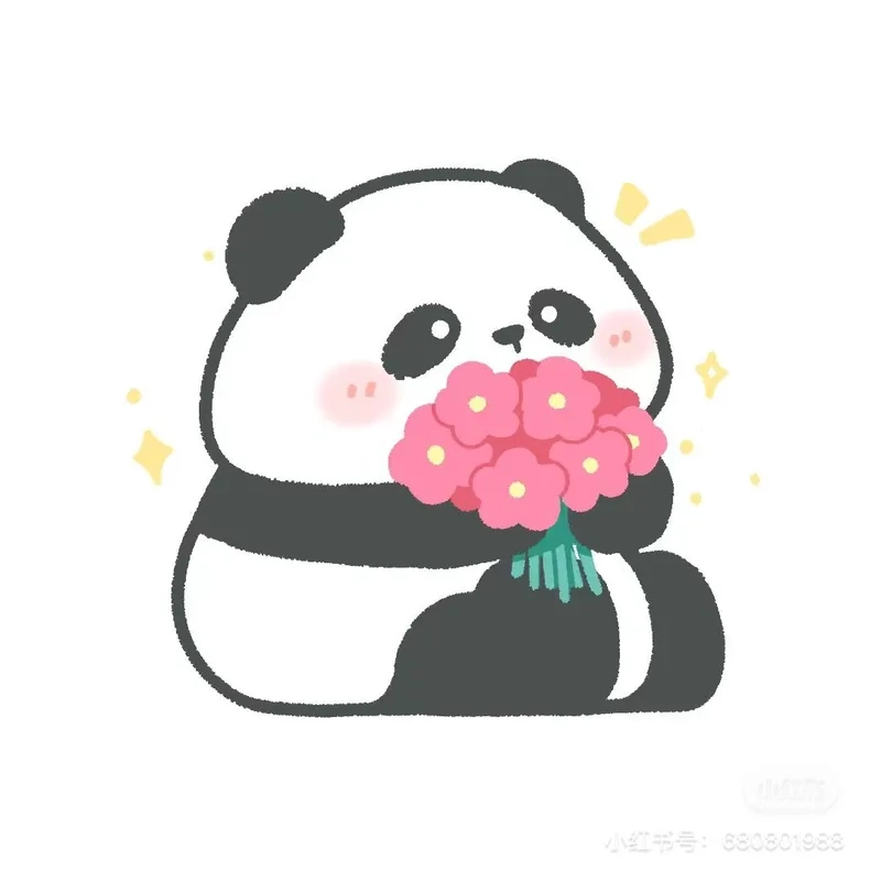 Mê mẩn trước vẻ đáng yêu của chibi gấu trúc cute