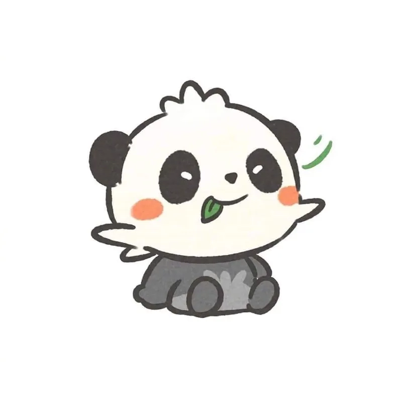 Ngắm nhìn con gấu trúc chibi siêu cấp đáng yêu mỗi ngày