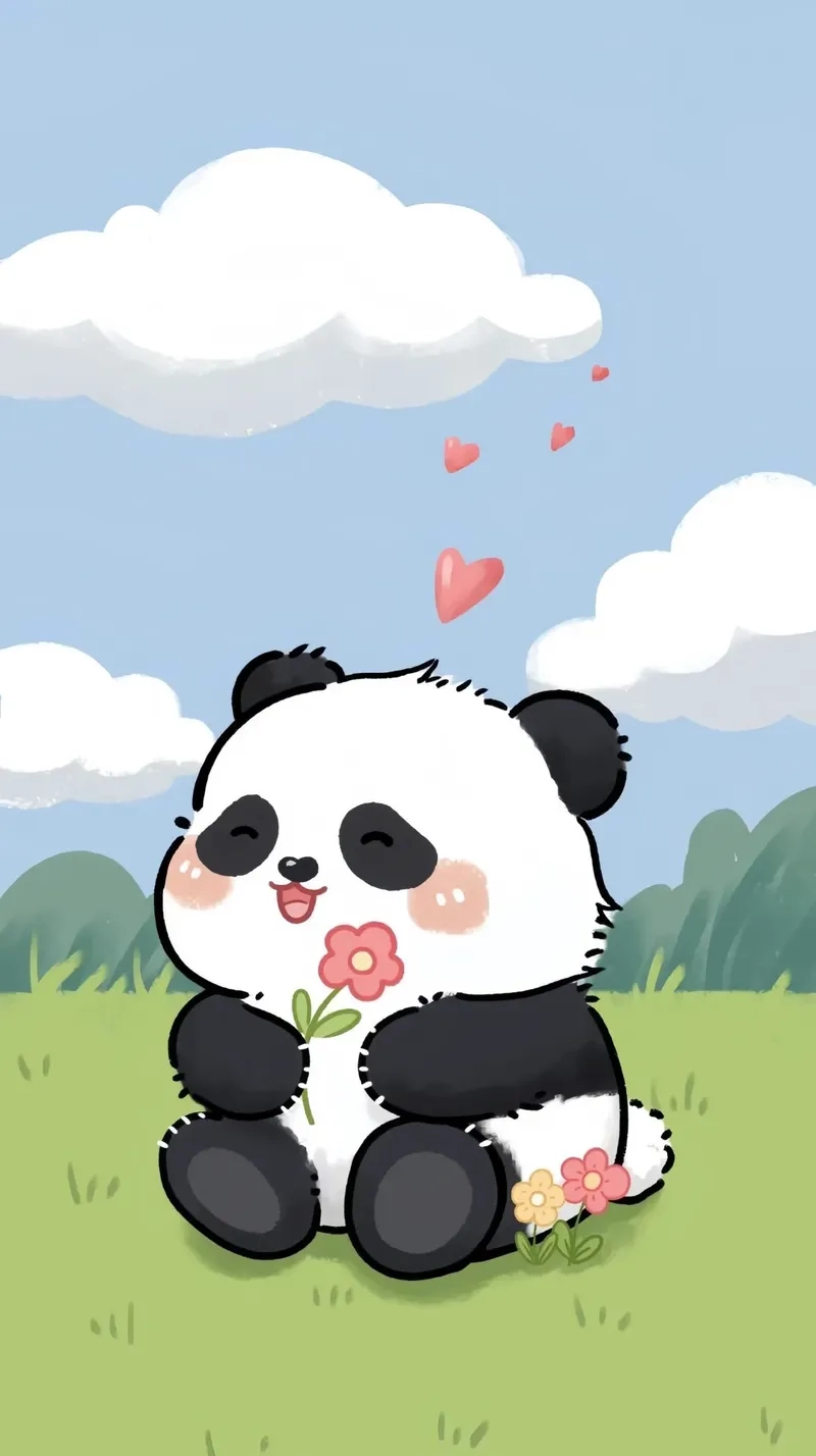 Bộ sưu tập cực dễ thương về panda chibi siêu hiếm