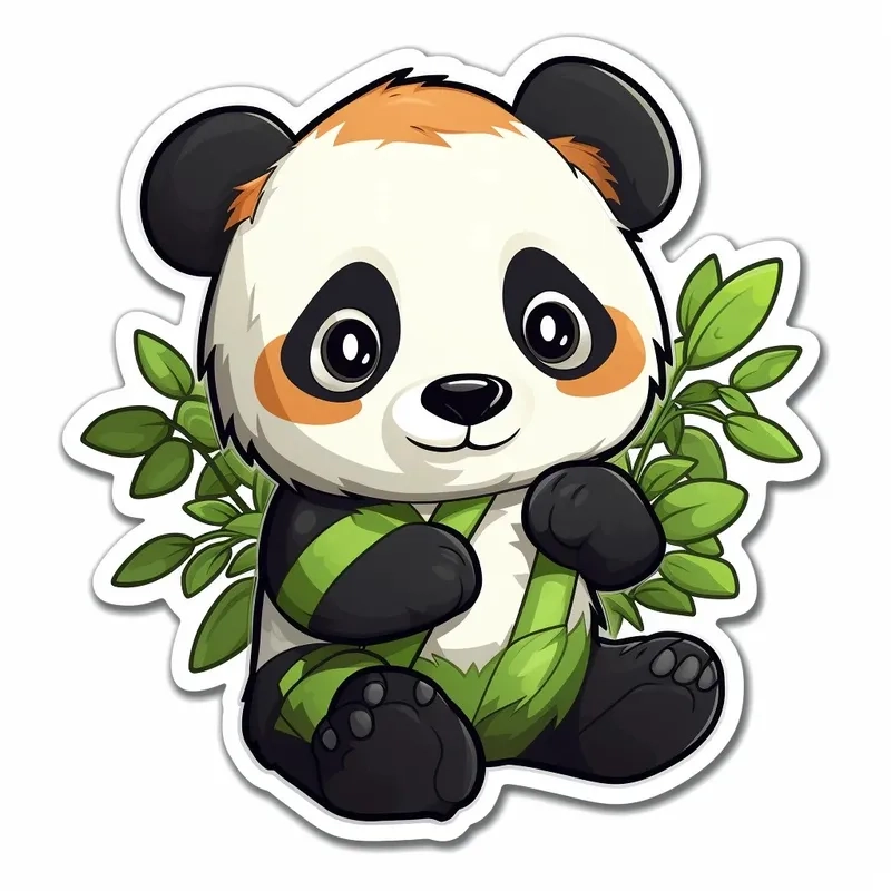 Cảm hứng sáng tạo cùng bộ chibi kawaii panda cute miễn phí