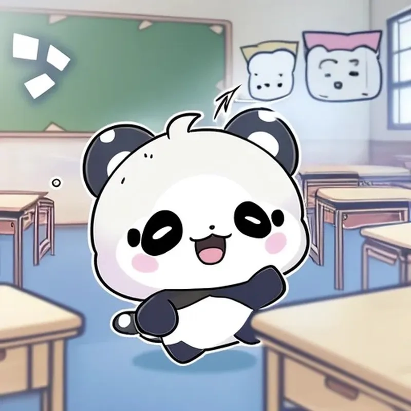 Ghim ngay chibi panda kawaii siêu dễ thương cho hình nền