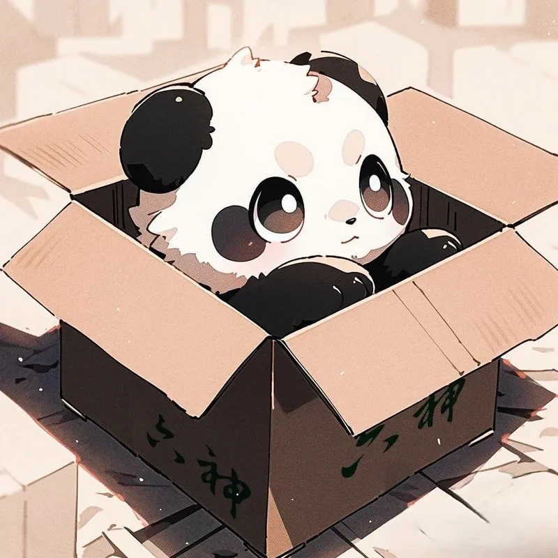 Bộ ảnh cute chibi panda đẹp xuất sắc không thể bỏ lỡ