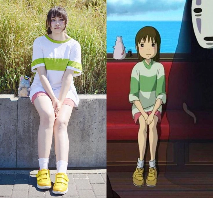 Cosplay Chihiro đầy cảm xúc từ thế giới anime