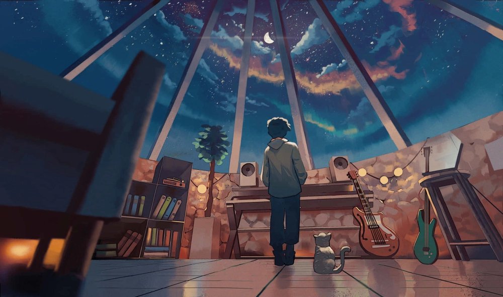 Avatar chill anime đậm chất nghệ thuật, phù hợp mọi phong cách
