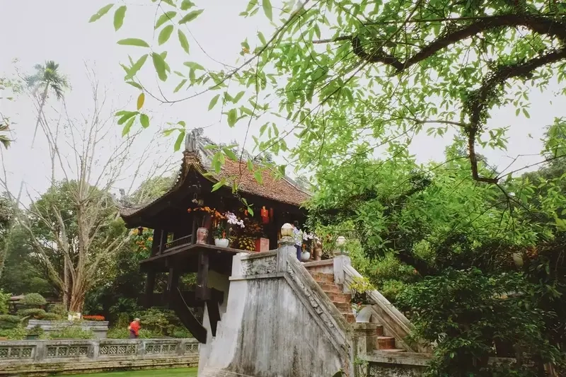Hành trình giới thiệu về chùa 1 cột trong sách lịch sử