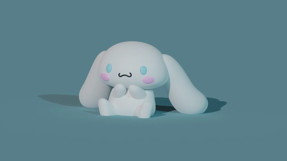 Hiệu ứng 3D siêu đỉnh với hình nền Cinnamoroll 3D