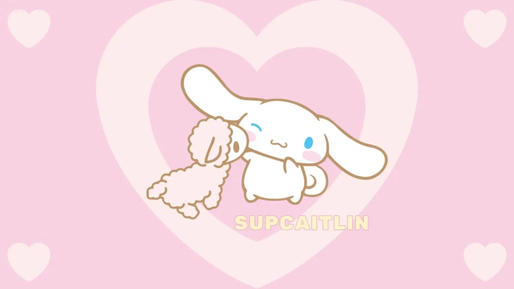 Biến laptop thành thế giới cổ tích với laptop cute Cinnamoroll hình nền máy tính