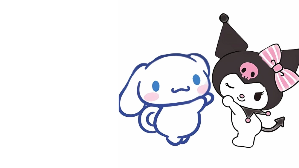 Tăng độ dễ thương gấp đôi với hình nền Cinnamoroll và Kuromi