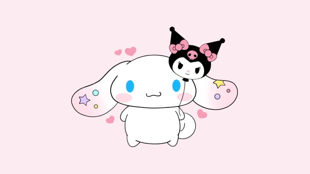 Hòa mình vào thế giới dễ thương với hình nền Cinnamoroll và Kuromi cute