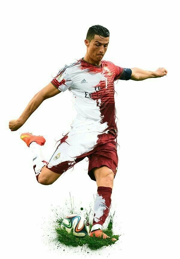 ronaldo chơi bóng cùng avatar độc đáo