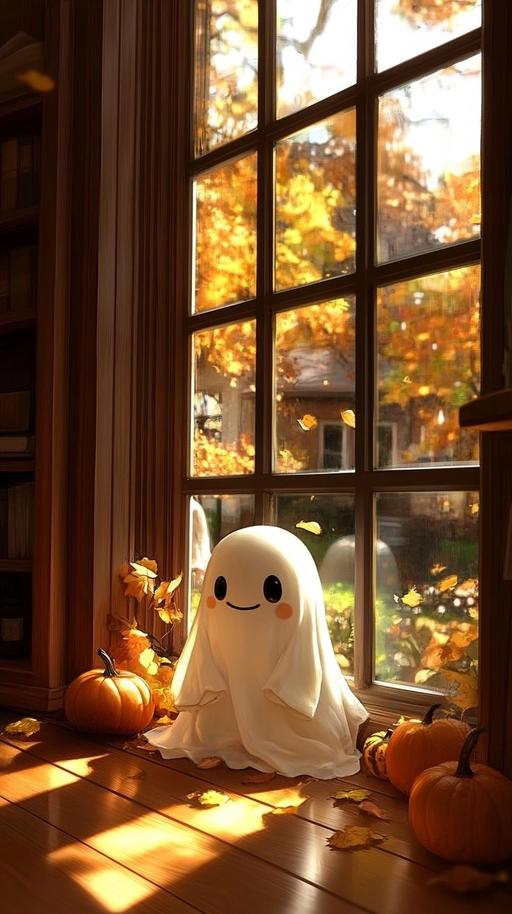 Tăng mood yêu đời nhờ hình con ma cute