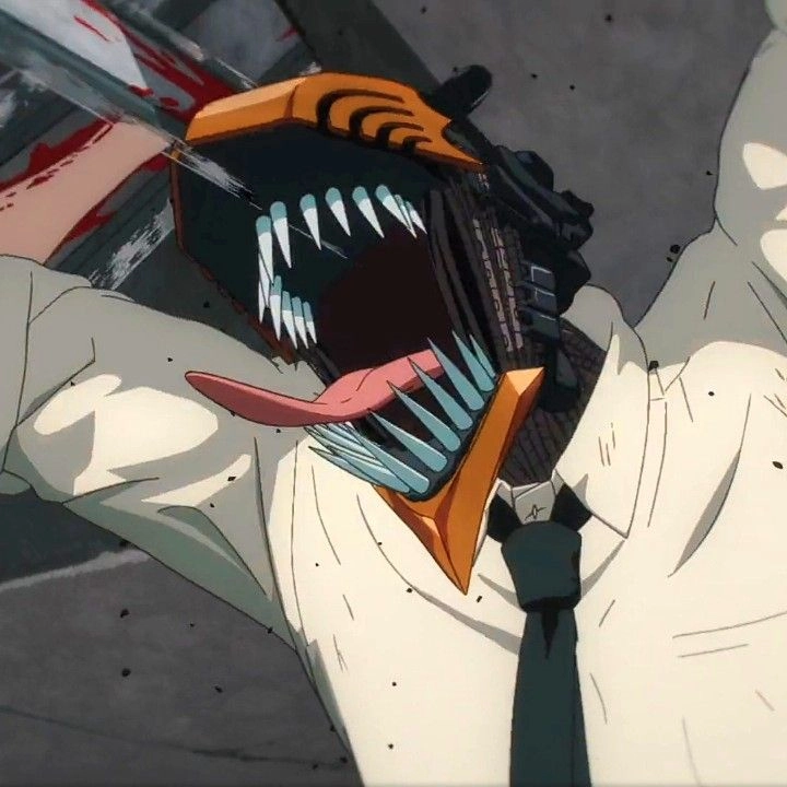 Chó cưa anime Denji với cưa máy trong những trận chiến khốc liệt